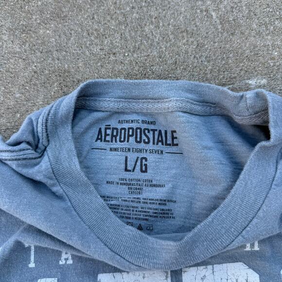 Aéropostale Men's Gray Graphic Tee - Size Large - Picture 4 of 5